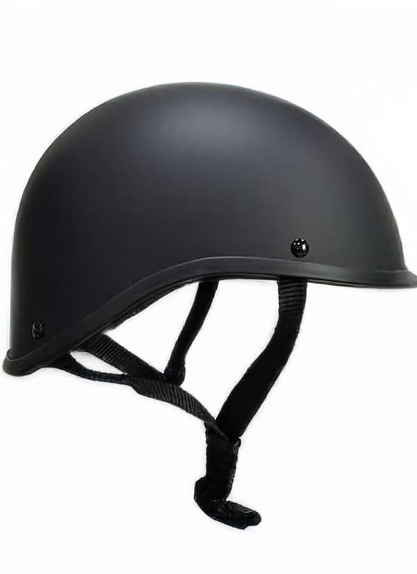 Crazy ALS Maltese SOA Worlds Smallest Helmet in Large (Flat Black, l) for 23 1/4 inch to 23 and 5/8 inch Head Size.